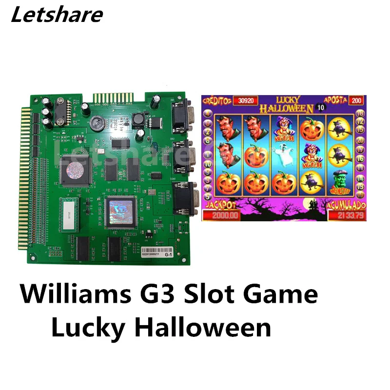 Fruit Machine Williams G3 Lucky Halloween Vertical Screen Casino Slot Game Board
Fruit Machine Williams G3 Lucky Halloween Vertical Screen Casino Slot Game Board