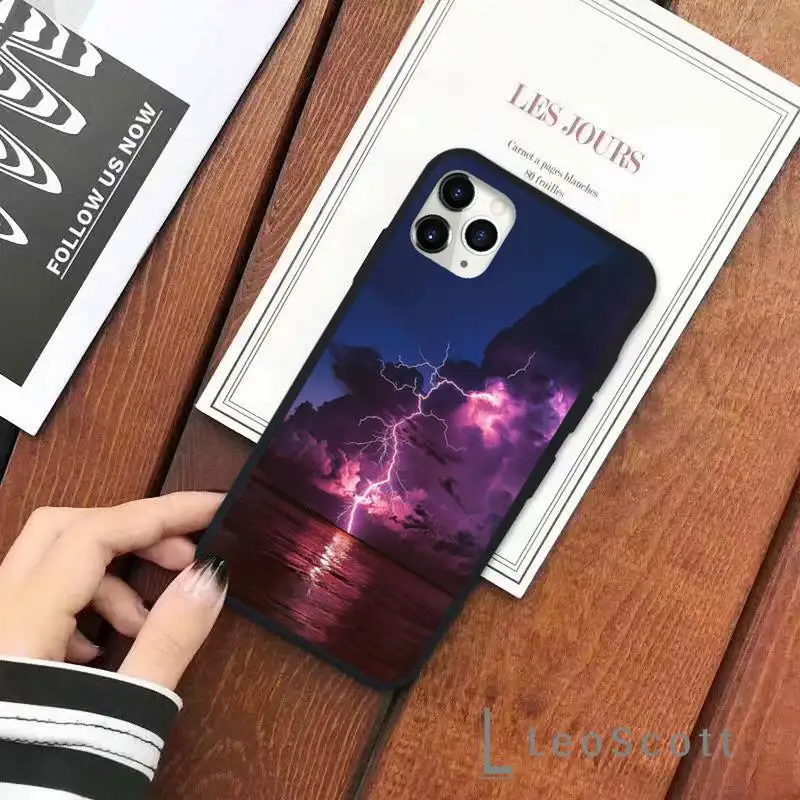 Cool moment lightning Phone Case for iPhone 11 12 pro XS MAX 8 7 6 6S Plus X 5S SE 2020 XR Soft silicone cover funda coque
Cool moment lightning Phone Case for iPhone 11 12 pro XS MAX 8 7 6 6S Plus X 5S SE 2020 XR Soft silicone cover funda coque