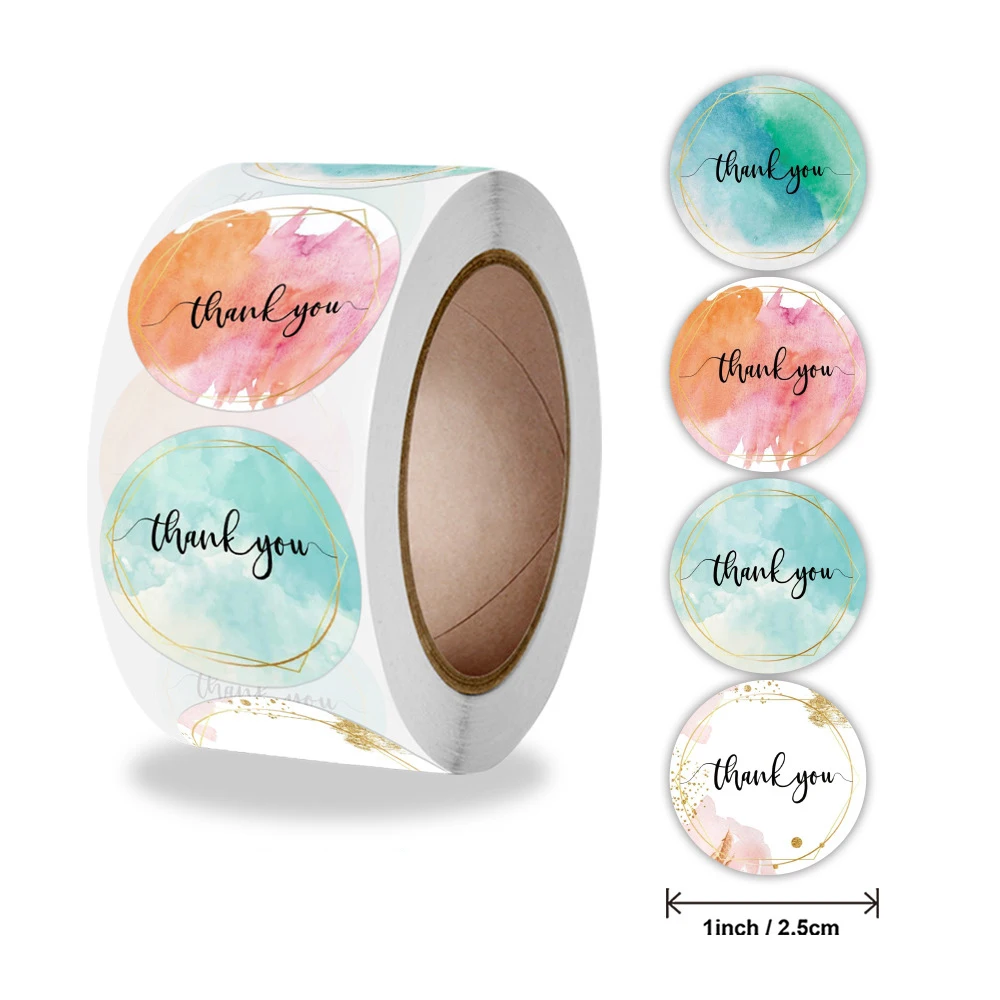 500pcs Color graffiti Thank You Sticker 1 Inch Round Decor Sealing Labels for Order Business Gift Bags Envelopes Seal
500pcs Color graffiti Thank You Sticker 1 Inch Round Decor Sealing Labels for Order Business Gift Bags Envelopes Seal