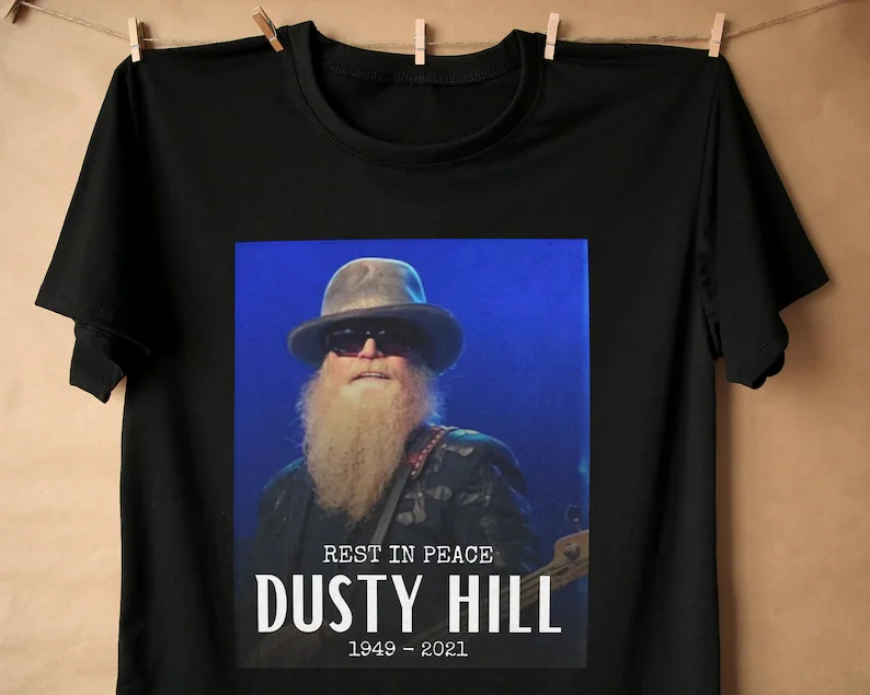 Dusty Hill T-Shirt, RIP Dusty Hill ZZ Top T-Shirt,3d Printer Short Sleeve T-shirts Men
Dusty Hill T-Shirt, RIP Dusty Hill ZZ Top T-Shirt,3d Printer Short Sleeve T-shirts Men