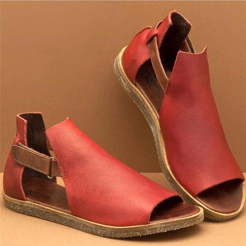 Vintage Women slippers Flat Sole Casual Soft Open Toe Foot Sandal Women Shoes Comfy Platform Leather Casual Shoes
Vintage Women slippers Flat Sole Casual Soft Open Toe Foot Sandal Women Shoes Comfy Platform Leather Casual Shoes