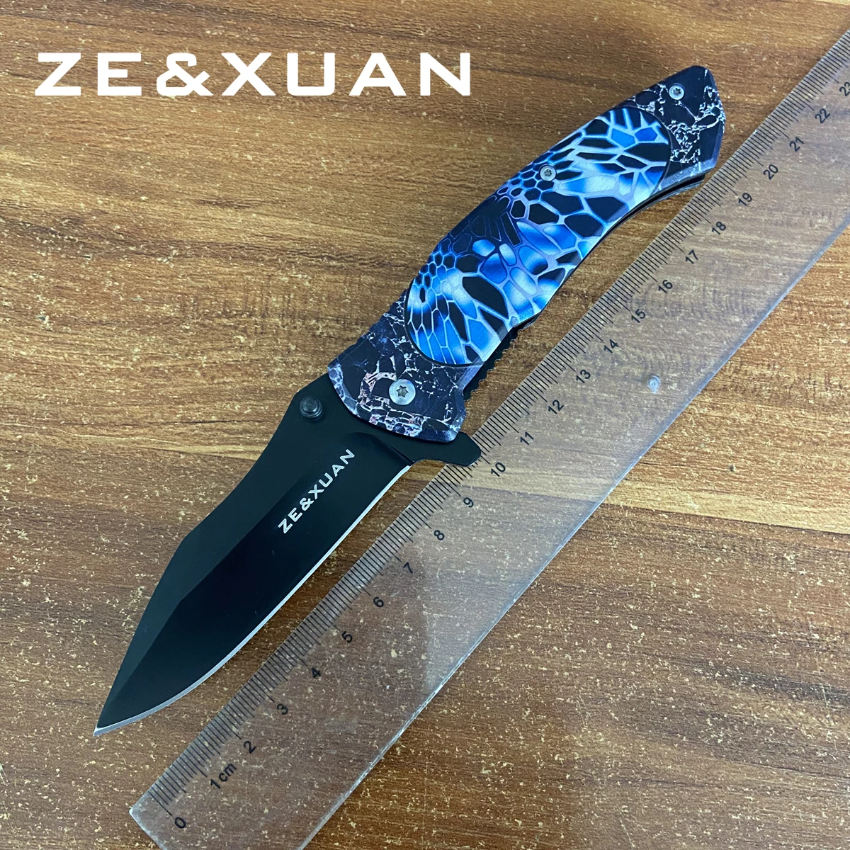ZE&XUAN Folding Knife Tactical 4.5" Durable Non-Slip Handle ceramics ball bearings Outdoor EDC Tools
ZE&XUAN Folding Knife Tactical 4.5" Durable Non-Slip Handle ceramics ball bearings Outdoor EDC Tools