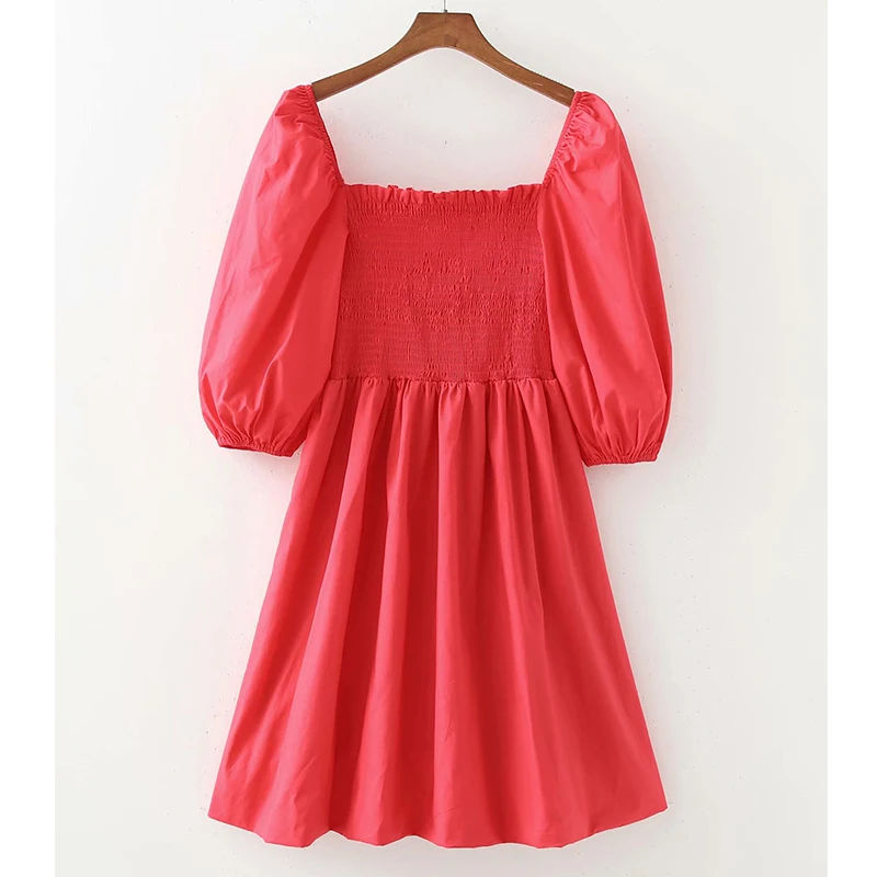 YENKYE New Fashion Women Sexy Square Neck Lantern Sleeve Party Red Dress Female Summer Short Vestido
YENKYE New Fashion Women Sexy Square Neck Lantern Sleeve Party Red Dress Female Summer Short Vestido