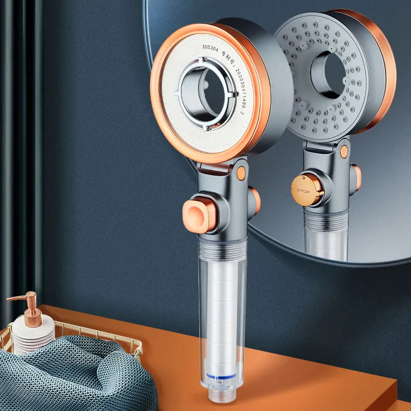 Water-Stop Shower Head Three-Stage Shower Head In Addition To Purifying Water Filtering Shower Head
Water-Stop Shower Head Three-Stage Shower Head In Addition To Purifying Water Filtering Shower Head
