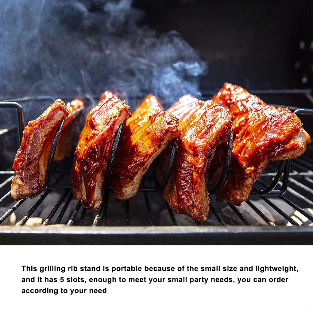 Non-Stick Rib Shelf Stand Barbecue Rib And Roast Rack Stainless Steel Grilling BBQ Chicken Beef Ribs Rack Grilling Basket
Non-Stick Rib Shelf Stand Barbecue Rib And Roast Rack Stainless Steel Grilling BBQ Chicken Beef Ribs Rack Grilling Basket