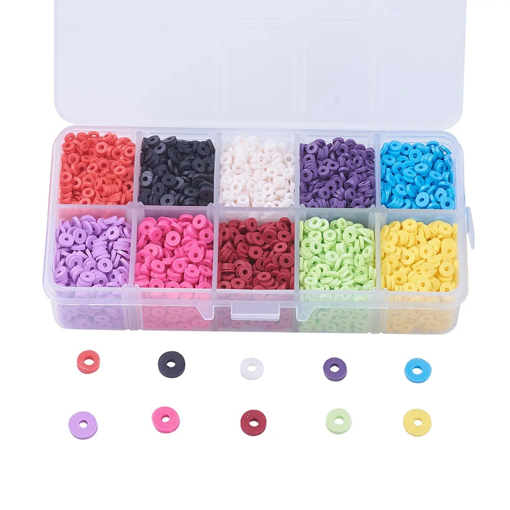 4/6/8mm Multi-Specification Polymer Clay Beads 10 Color Round Spacer Beads for Diy Jewelry Making Bracelet Accessories Boxed
4/6/8mm Multi-Specification Polymer Clay Beads 10 Color Round Spacer Beads for Diy Jewelry Making Bracelet Accessories Boxed
