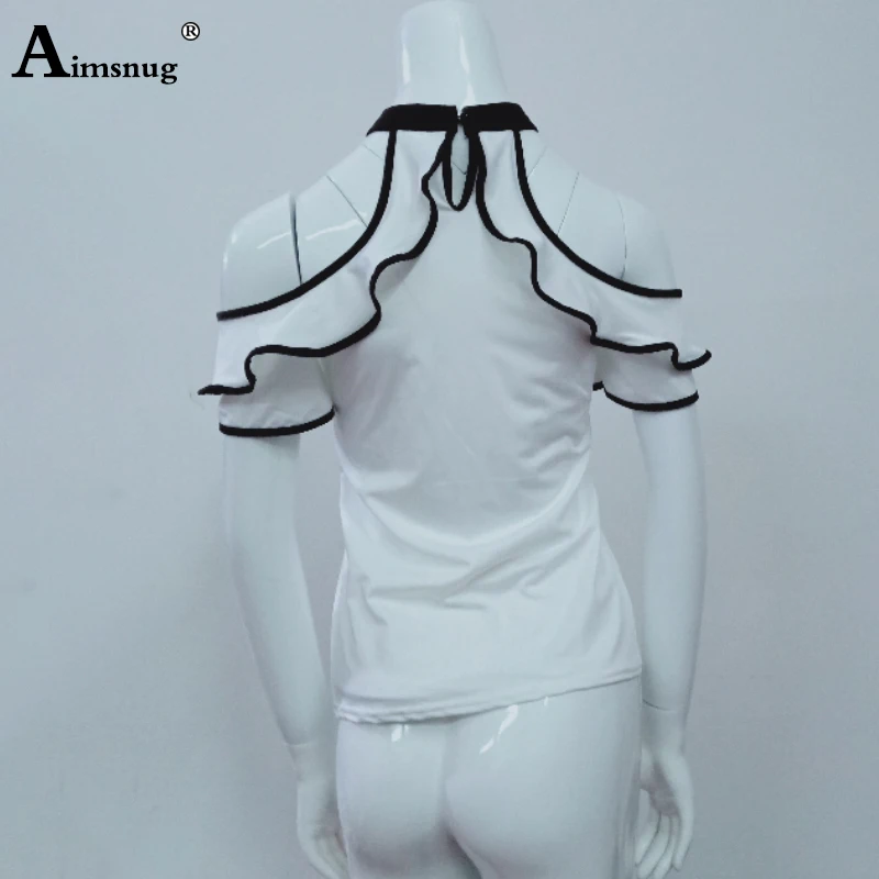 Summer Women Elegant Leisure Casual Top Ladies Sleeveless Stand Collar Shirt Contrast Binding Ruffles Trim White Blouse
Summer Women Elegant Leisure Casual Top Ladies Sleeveless Stand Collar Shirt Contrast Binding Ruffles Trim White Blouse