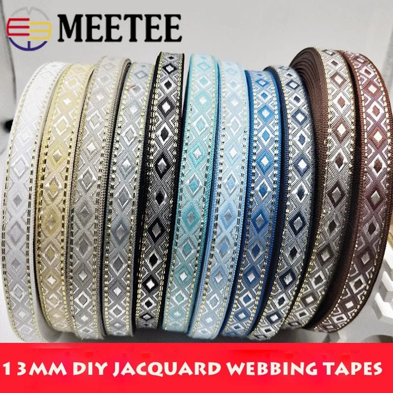 1pc(50yards) 13mm Jacquard Polyester Webbing Tapes Bag Strap Belt Ribbons DIY Clothing Decoration Knapsack Strapping Accessories
1pc(50yards) 13mm Jacquard Polyester Webbing Tapes Bag Strap Belt Ribbons DIY Clothing Decoration Knapsack Strapping Accessories