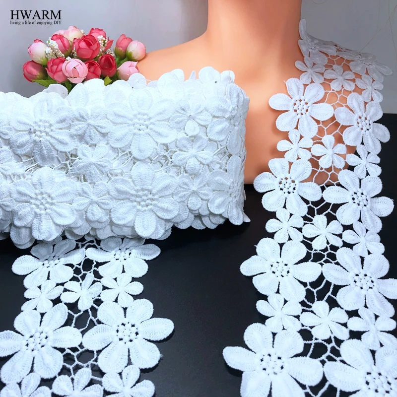 5yard 11cm wedding dress accessories geometric milk silk water soluble lembroidery lace women's hollow double row plum bar code
5yard 11cm wedding dress accessories geometric milk silk water soluble lembroidery lace women's hollow double row plum bar code