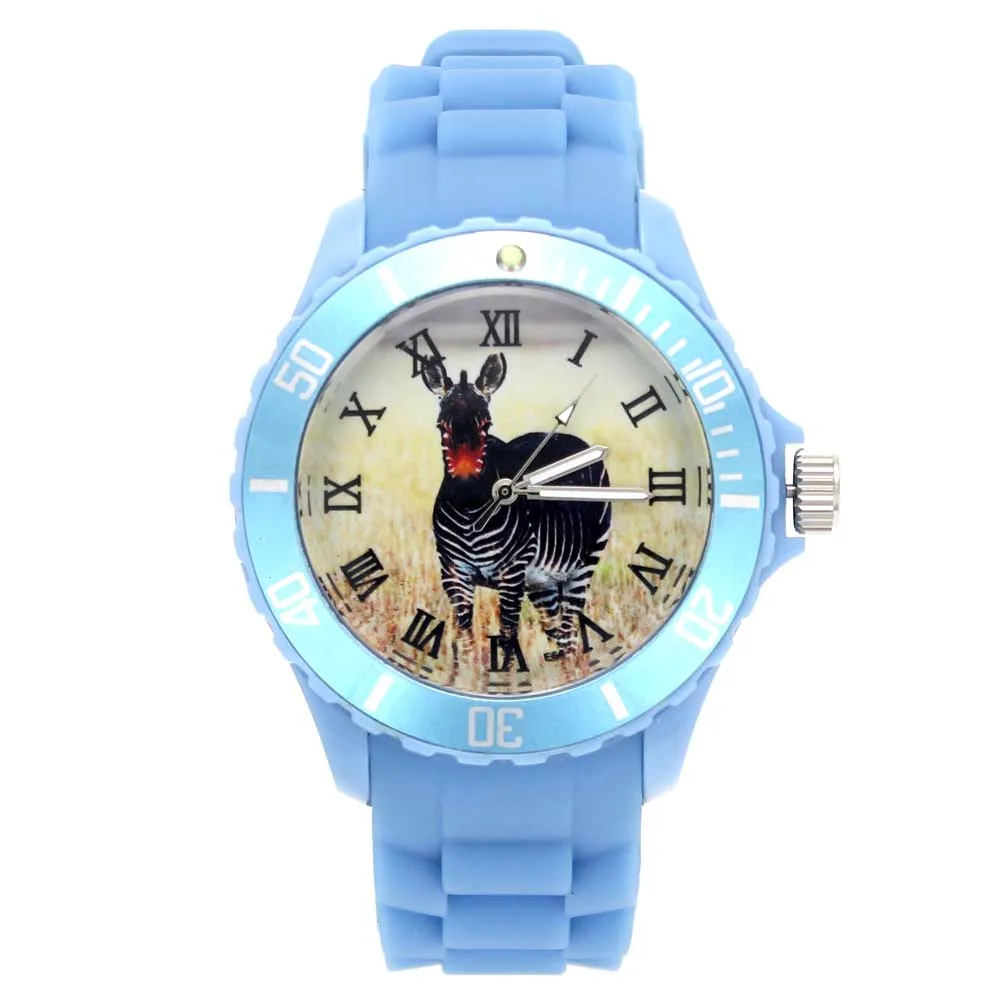 Zebra Horse Animal Pattern Ladies Watches Fashion Jewelry Gifts Silicone Band Casual Sport Quartz Wrist Watch for Men Women
Zebra Horse Animal Pattern Ladies Watches Fashion Jewelry Gifts Silicone Band Casual Sport Quartz Wrist Watch for Men Women