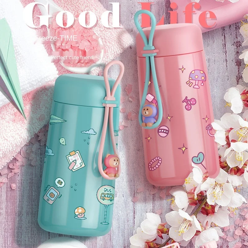 New Stainless Steel Vacuum Flask Portable Double-layer Vacuum Vacuum Flask Fashion Rope and Cute Anti-fall Vacuum Flask
New Stainless Steel Vacuum Flask Portable Double-layer Vacuum Vacuum Flask Fashion Rope and Cute Anti-fall Vacuum Flask