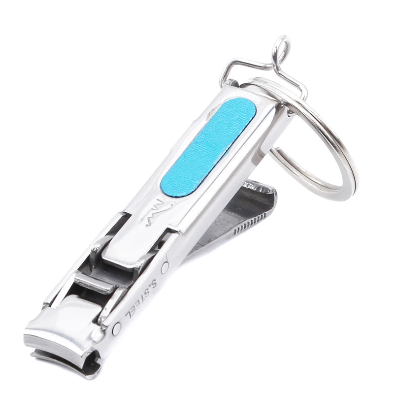 1PC Stainless Steel Ultra-thin Foldable Hand Toe Nail Clippers Cutter With Keychain Cutter Trimmer Silver Nail Art Tool Key Ring 
1PC Stainless Steel Ultra-thin Foldable Hand Toe Nail Clippers Cutter With Keychain Cutter Trimmer Silver Nail Art Tool Key Ring