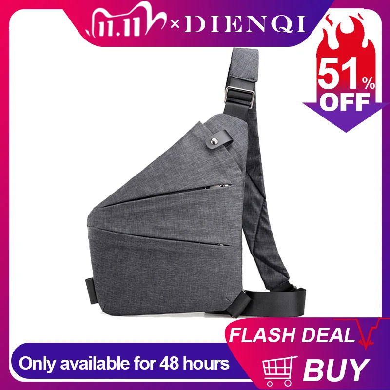DIENQI Man Thin Personal Pocket Bag Holster Tactical Shoulder Sling Vintage Crossbody Bags Outdoor Zipper Anti-theft Men's Bag
DIENQI Man Thin Personal Pocket Bag Holster Tactical Shoulder Sling Vintage Crossbody Bags Outdoor Zipper Anti-theft Men's Bag