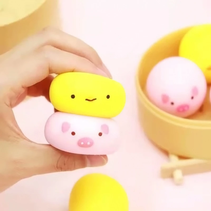 1Set Squeeze Steam Stuffed Bun Toy Soft Rubber Anti-Anxiety Toy Kitchen Steam Dumpling Toy Pressure Reduce Novelty Toy
1Set Squeeze Steam Stuffed Bun Toy Soft Rubber Anti-Anxiety Toy Kitchen Steam Dumpling Toy Pressure Reduce Novelty Toy