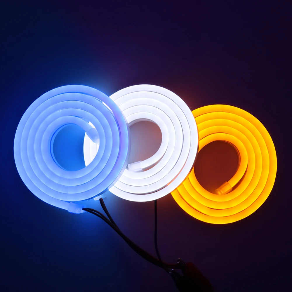 6 мм светодиодный неоновый светильник 12V ленты SMD 2835 120 s/М гибкий LED Rope трубки IP67