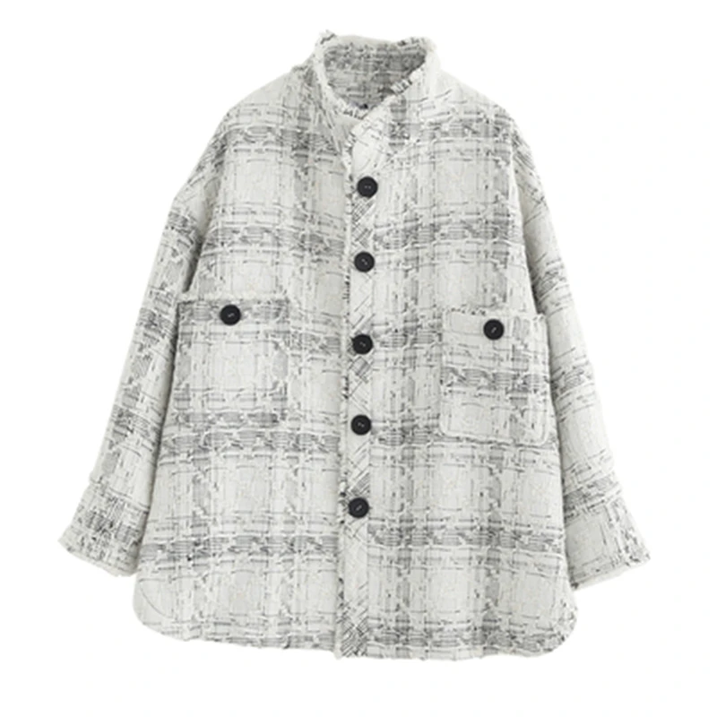 2020 Autumn Winter New Korean tartan Coat long section Loose Thin section woolen Jacket Women Fashion Retro Parka W238
2020 Autumn Winter New Korean tartan Coat long section Loose Thin section woolen Jacket Women Fashion Retro Parka W238