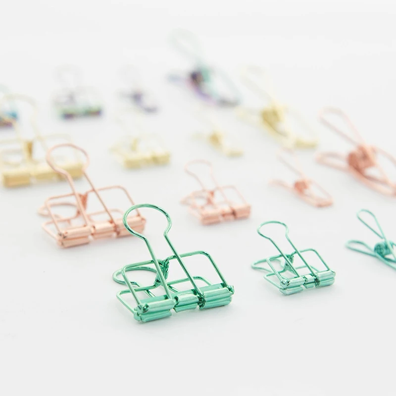 21pcs/set Rose Gold Hollow Metal Paper ClipsPaper Documents Organizer Binder Clip School Office Accessories Stationery
21pcs/set Rose Gold Hollow Metal Paper ClipsPaper Documents Organizer Binder Clip School Office Accessories Stationery