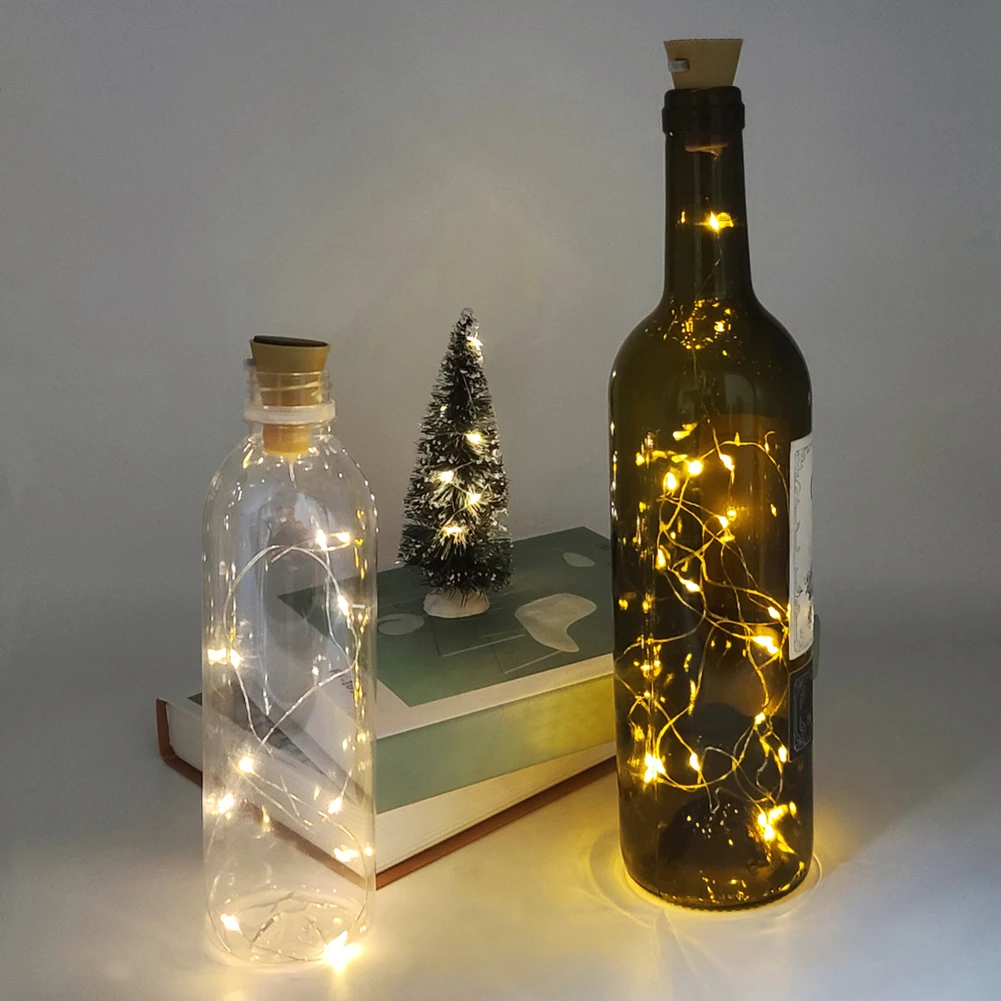 Practical LED Solar Wine Bottle Garland String Lights Durable Multi-functional Classic Party Cork Copper Wire Fairy Lamp
Practical LED Solar Wine Bottle Garland String Lights Durable Multi-functional Classic Party Cork Copper Wire Fairy Lamp