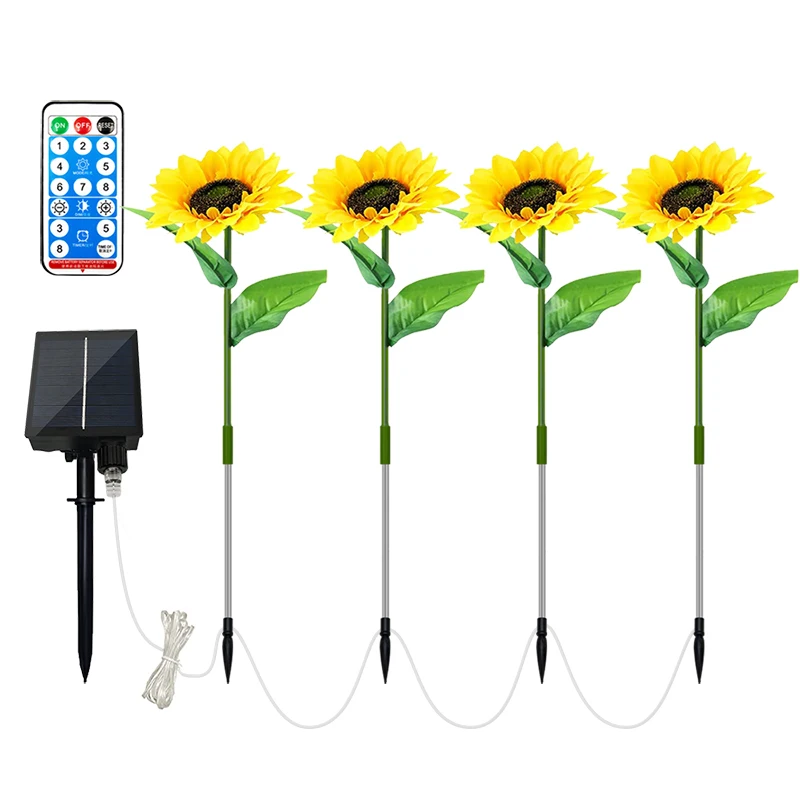 Led Solar Lamp Rose/Sunflower/Daisy/Lily Flower Lights Garden Decoration Lawn Lamp Waterproof Landscape Light Outdoor Lighting
Led Solar Lamp Rose/Sunflower/Daisy/Lily Flower Lights Garden Decoration Lawn Lamp Waterproof Landscape Light Outdoor Lighting