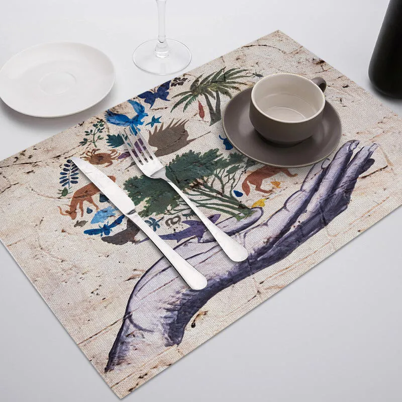 Fuwatacchi Abstract Drink Coasters Reusable Dining Table Mat Placemats for Kitchen Table Polyester Table Mats for Dining Table
Fuwatacchi Abstract Drink Coasters Reusable Dining Table Mat Placemats for Kitchen Table Polyester Table Mats for Dining Table