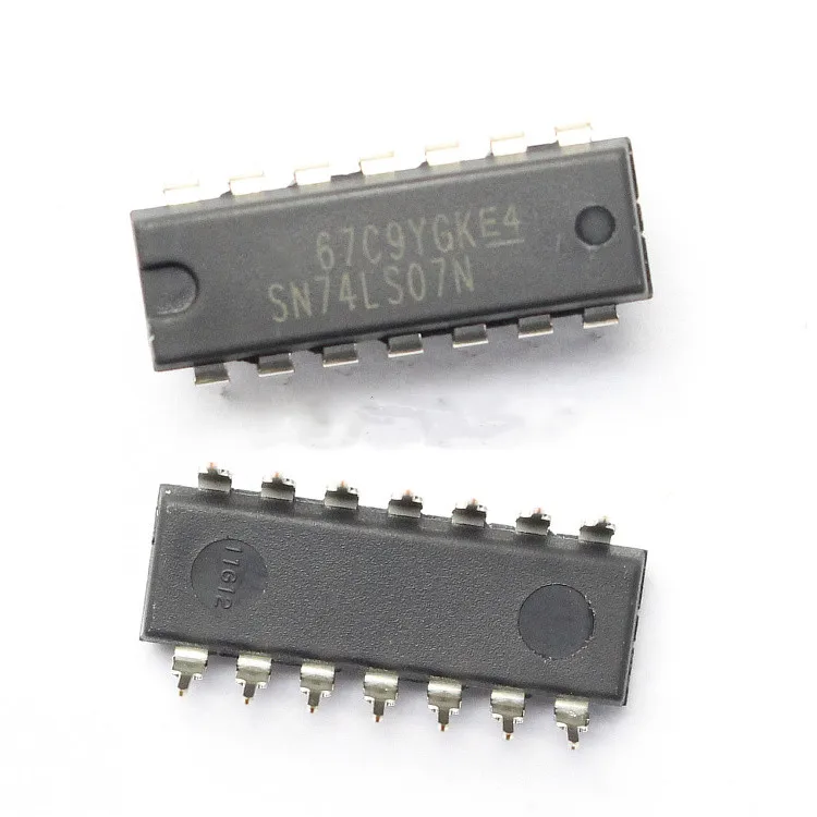 10 шт./лот NEW SN74LS07N 74LS07 HD74LS07P DIP-14 шесть положительных фаз драйвер высокого
