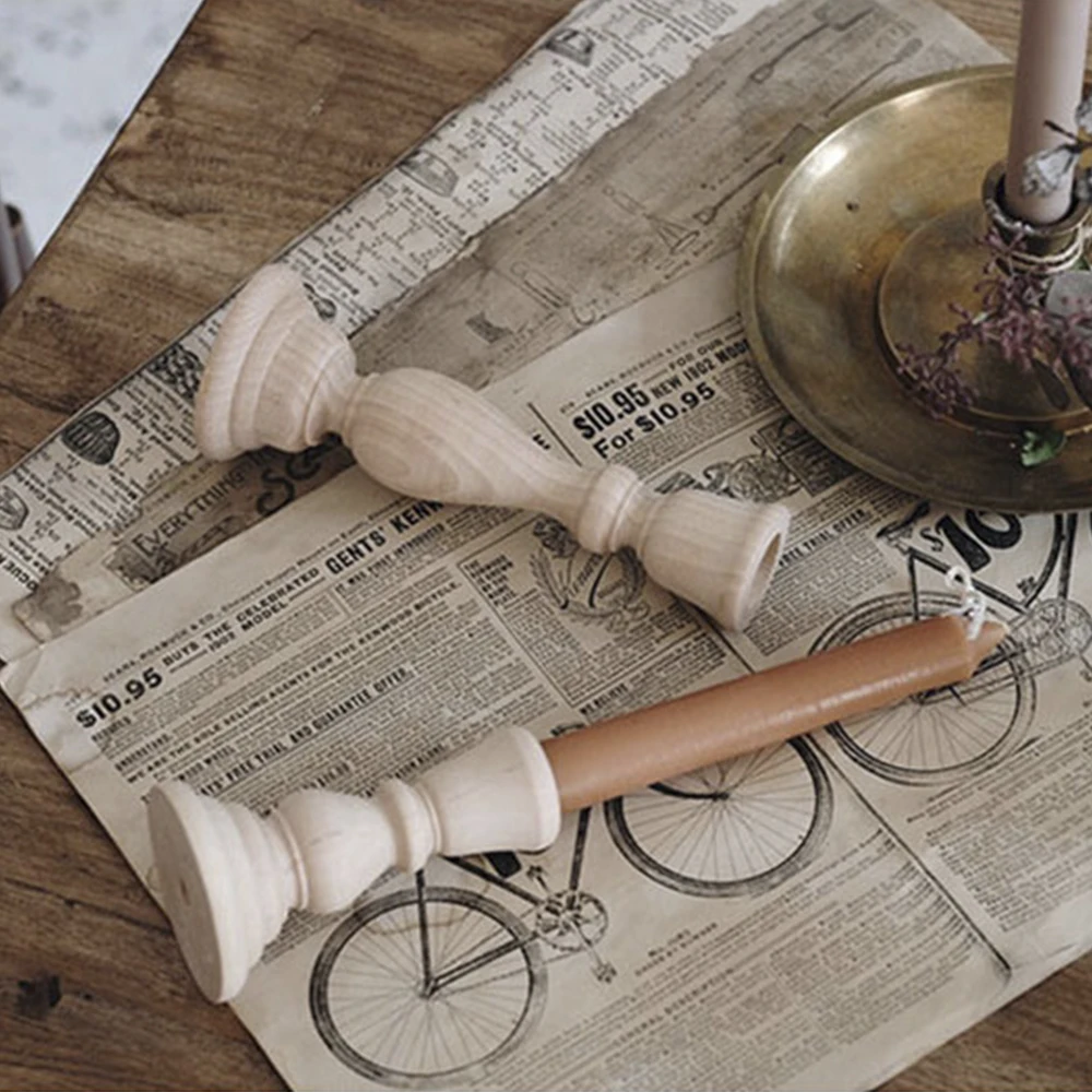 Unfinished Candlesticks Holders, Retro Unpainted Wood Classic Craft Candlesticks Holders Wedding Decorations Table Centerpieces
Unfinished Candlesticks Holders, Retro Unpainted Wood Classic Craft Candlesticks Holders Wedding Decorations Table Centerpieces