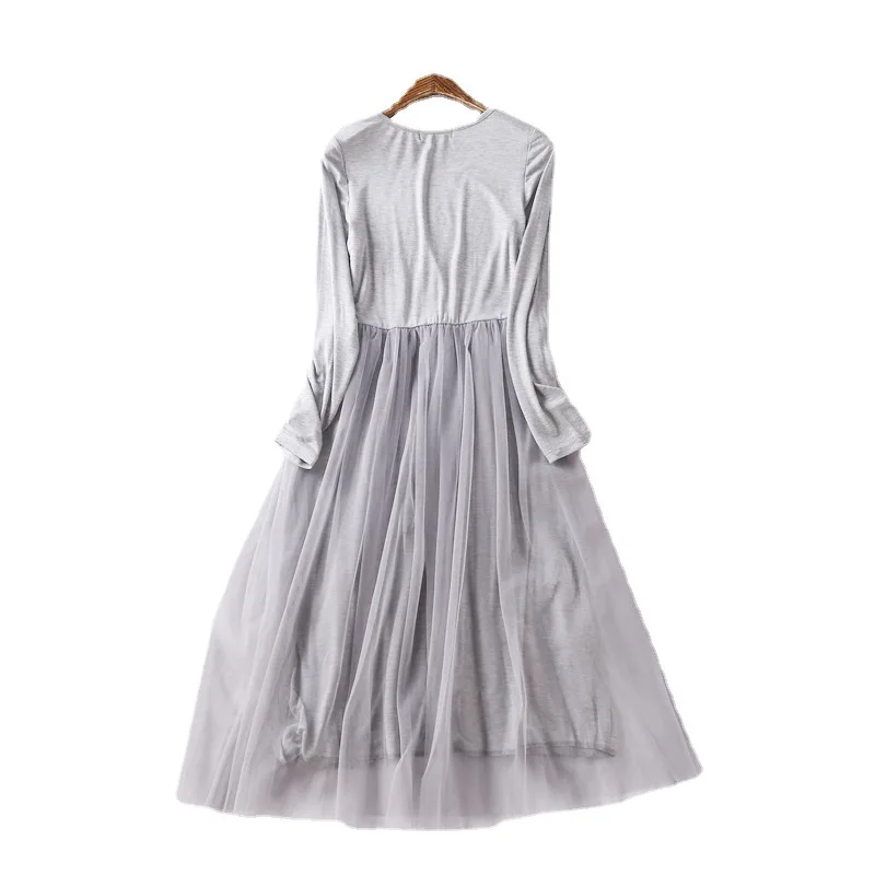 Modal Long-Sleeve Bottoming Dress Female Korean Version Mesh Inner Long Spring Autumn All-Match Lace Bottoming Skirt
Modal Long-Sleeve Bottoming Dress Female Korean Version Mesh Inner Long Spring Autumn All-Match Lace Bottoming Skirt