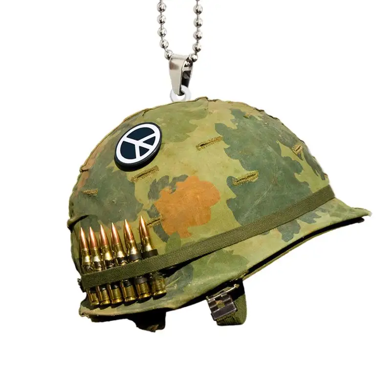 Christmas Pendant Veteran Helmet Christmas Tree Hanging Ornament Car Rearview Mirror Pendant Car Hanging Ornament Decorations
Christmas Pendant Veteran Helmet Christmas Tree Hanging Ornament Car Rearview Mirror Pendant Car Hanging Ornament Decorations
