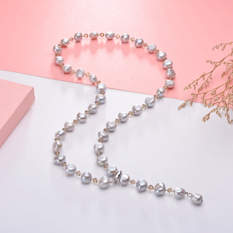 Zorun Real Natural Freshwater Pearl Fashion/Fine Sweater Chain Necklace Jewelry 8-9mm for Women New Design
Zorun Real Natural Freshwater Pearl Fashion/Fine Sweater Chain Necklace Jewelry 8-9mm for Women New Design