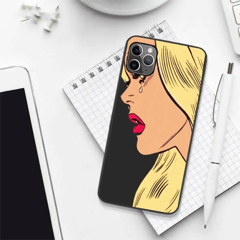 Crying Comic Girl Painting Phone Case Candy Color for iPhone 6 7 8 11 12 s mini pro X XS XR MAX Plus high quality Anti-fall
Crying Comic Girl Painting Phone Case Candy Color for iPhone 6 7 8 11 12 s mini pro X XS XR MAX Plus high quality Anti-fall
