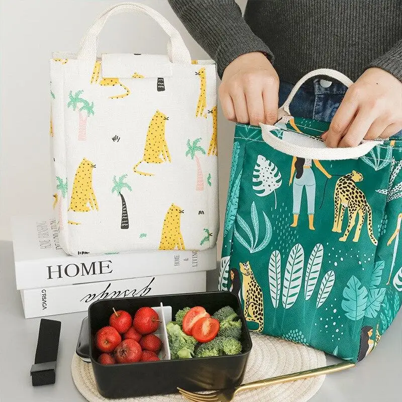 Functional Pattern Cooler Lunch Box Portable Insulated Canvas Lunch Bag Thermal Food Picnic Lunch Bags for Women Kids
Functional Pattern Cooler Lunch Box Portable Insulated Canvas Lunch Bag Thermal Food Picnic Lunch Bags for Women Kids
