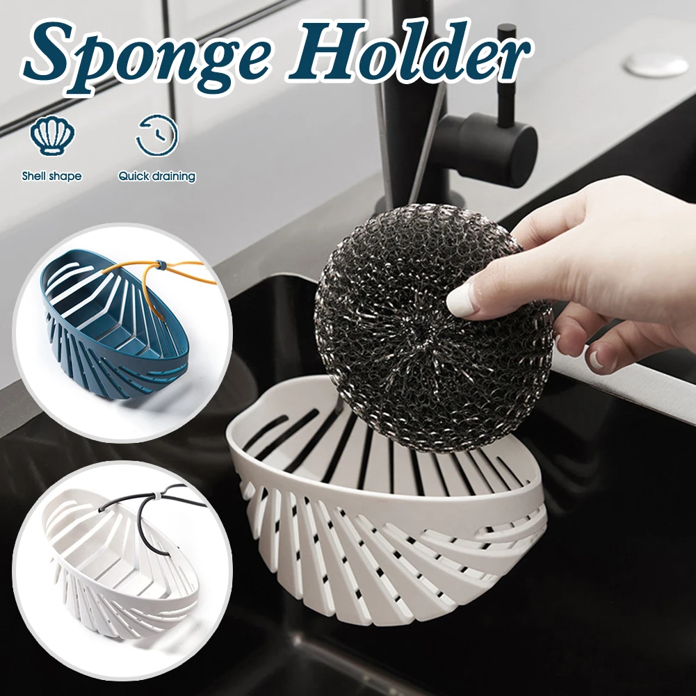 Faucet Hanging Basket Shell Shape with Sling Basket Drain Rack Sponge, Cleaning Balls Storage
Faucet Hanging Basket Shell Shape with Sling Basket Drain Rack Sponge, Cleaning Balls Storage