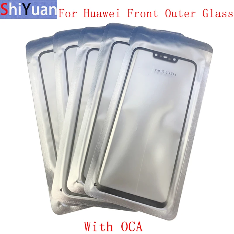 5Pcs Front Outer Glass Lens Touch Panel Cover For Huawei Nova 4 3 3i P20 P20 Pro P Smart Enjoy 20 Y9 2019 Glass Lens with OCA
5Pcs Front Outer Glass Lens Touch Panel Cover For Huawei Nova 4 3 3i P20 P20 Pro P Smart Enjoy 20 Y9 2019 Glass Lens with OCA
