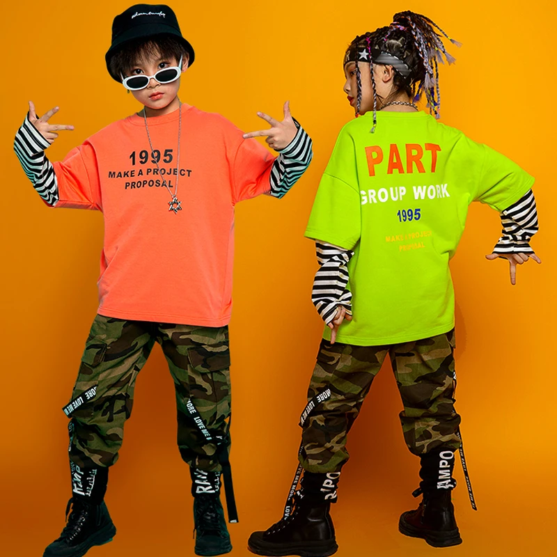 New Kids Jazz Hip Hop Clothing Green Sweatshirt Camouflage Pants Loose Street Dance Suit Stage Show Outfit Rave Clothes BL5237
New Kids Jazz Hip Hop Clothing Green Sweatshirt Camouflage Pants Loose Street Dance Suit Stage Show Outfit Rave Clothes BL5237