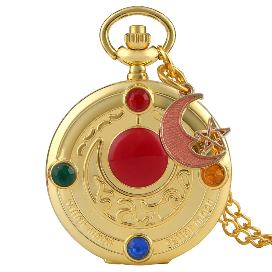Golden Hot Anime Theme Quartz Pocket Watches Gifts for Student Kids Girls Pendant Jewelry Clock Present
Golden Hot Anime Theme Quartz Pocket Watches Gifts for Student Kids Girls Pendant Jewelry Clock Present