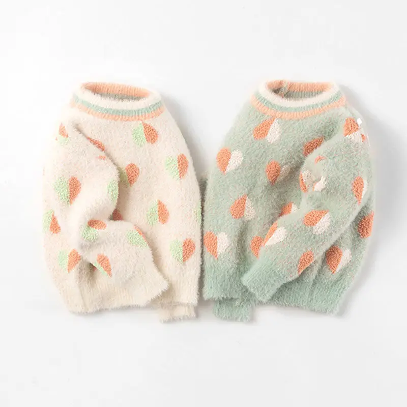 Baby Girl Sweater Children's Autumn Winter Mink Lovely Heart Flocking Jumper Kids Soft Comfortable Knit Pullover Child Clothing
Baby Girl Sweater Children's Autumn Winter Mink Lovely Heart Flocking Jumper Kids Soft Comfortable Knit Pullover Child Clothing