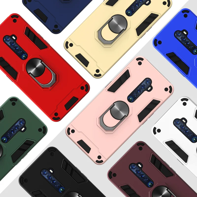 Armor Holder Case For OPPO RENO 3 Pro 2 Realme 3/5 Pro C11 C12 C15 A52 A72 A92 A5/A9 2020 Magnetic Metal Ring Phone Case Cover
Armor Holder Case For OPPO RENO 3 Pro 2 Realme 3/5 Pro C11 C12 C15 A52 A72 A92 A5/A9 2020 Magnetic Metal Ring Phone Case Cover