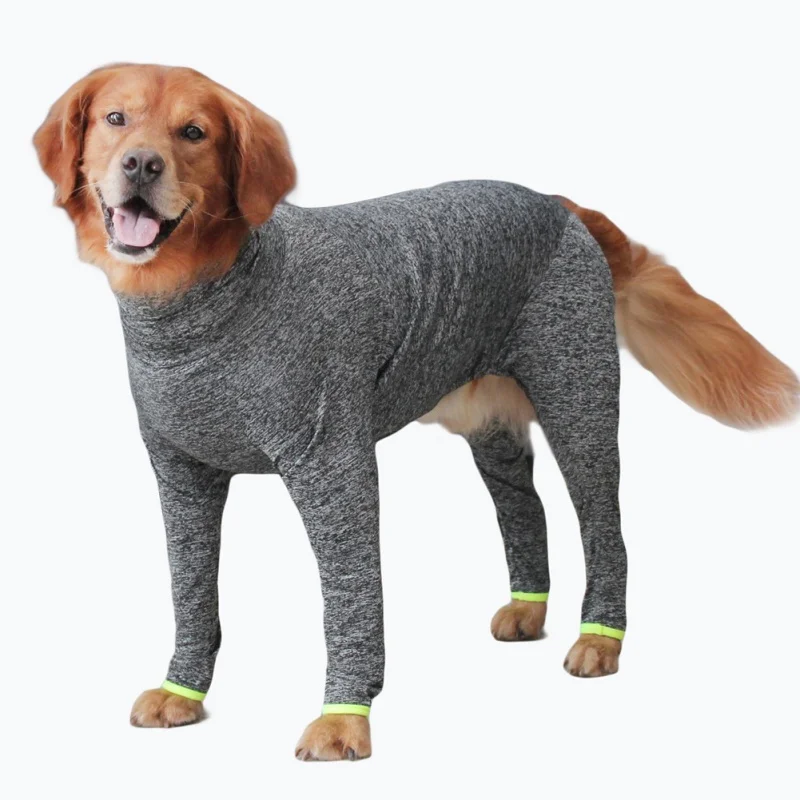 Pet Big Dog One-piece Long-sleeved 4-leg Pet Clothing Anxiety Calming Shirt Surgery Recovery Body Jumpsuit Labrador Homewear
Pet Big Dog One-piece Long-sleeved 4-leg Pet Clothing Anxiety Calming Shirt Surgery Recovery Body Jumpsuit Labrador Homewear