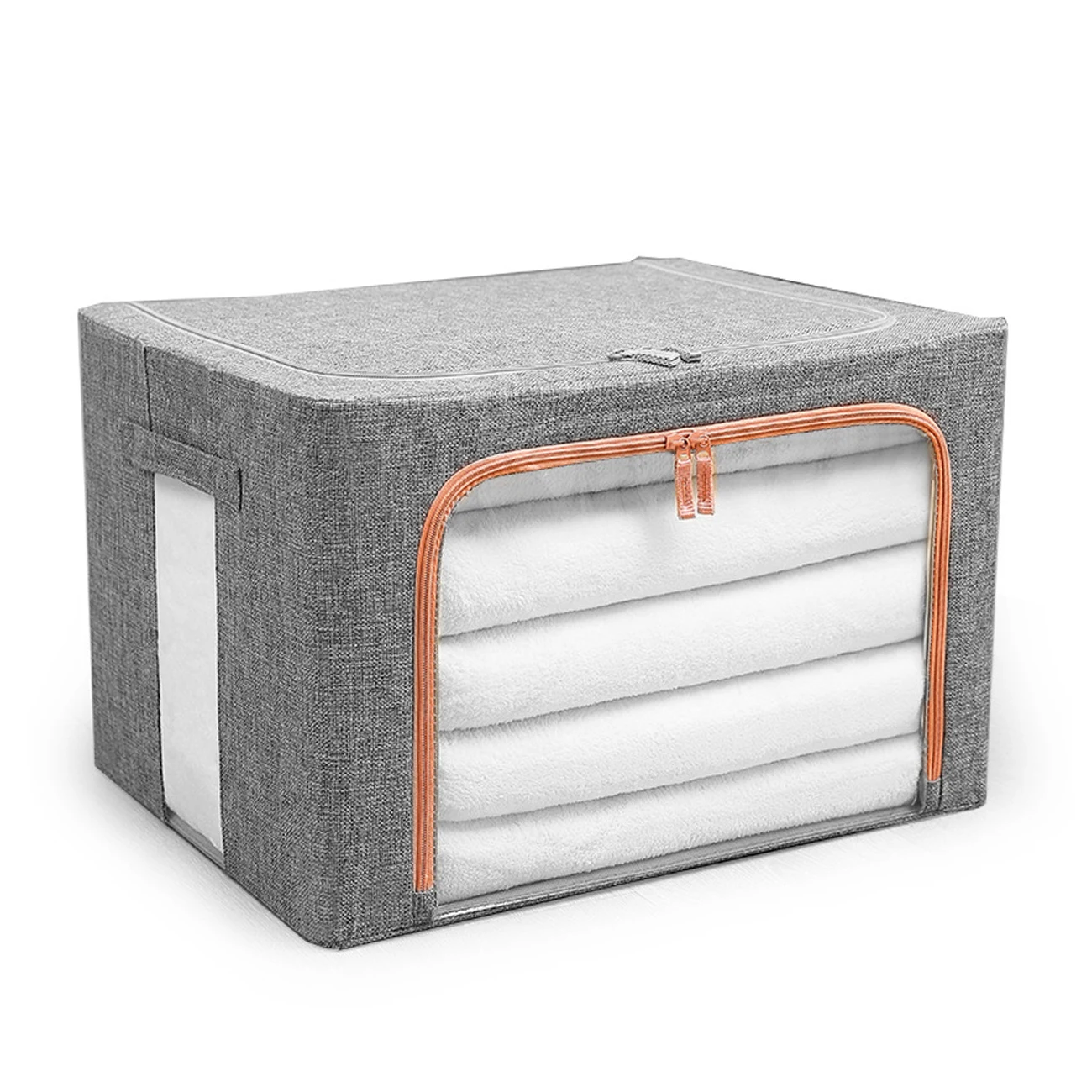 Storage box, large-capacity clothing bag storage bag with handle, foldable stackable container set, closet structure bed cover
Storage box, large-capacity clothing bag storage bag with handle, foldable stackable container set, closet structure bed cover
