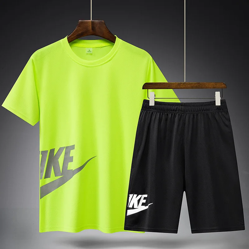 Summer Short sleeve t-shirts sets men Casual sports jogging tracksuit men fashion Printed Fitness Gym Quick dry 2 piece set
Summer Short sleeve t-shirts sets men Casual sports jogging tracksuit men fashion Printed Fitness Gym Quick dry 2 piece set