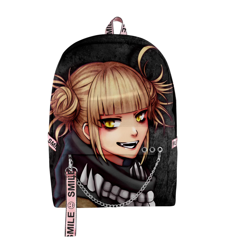 2021 My Hero Academia Toga Himiko Men Women Backpack Fabric Oxford High Capacity Hip hop Girls Child School bag Travel Backpack
2021 My Hero Academia Toga Himiko Men Women Backpack Fabric Oxford High Capacity Hip hop Girls Child School bag Travel Backpack