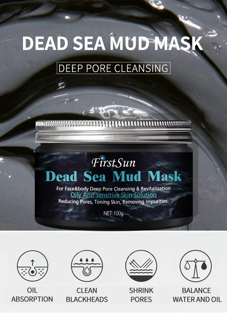 firstsun exfoliating facial mask mud deep cleansing to remove chronic acne oil, complete oil control and firming mud mask 100g
firstsun exfoliating facial mask mud deep cleansing to remove chronic acne oil, complete oil control and firming mud mask 100g