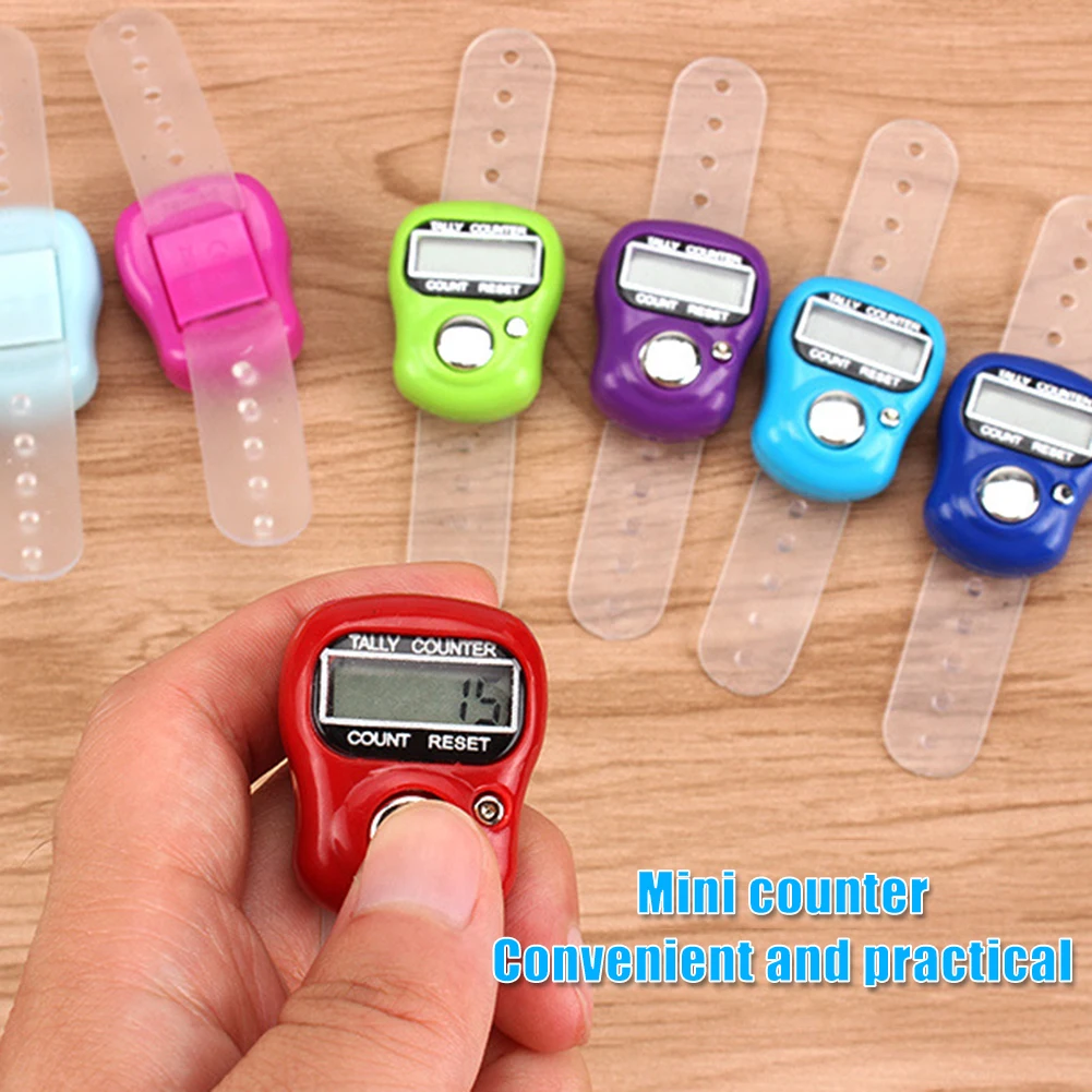 Mini Stitch Marker And Row Finger Counter LCD Electronic Digital Tally Counter For Sewing Knitting Weave Tool Finger Random
Mini Stitch Marker And Row Finger Counter LCD Electronic Digital Tally Counter For Sewing Knitting Weave Tool Finger Random