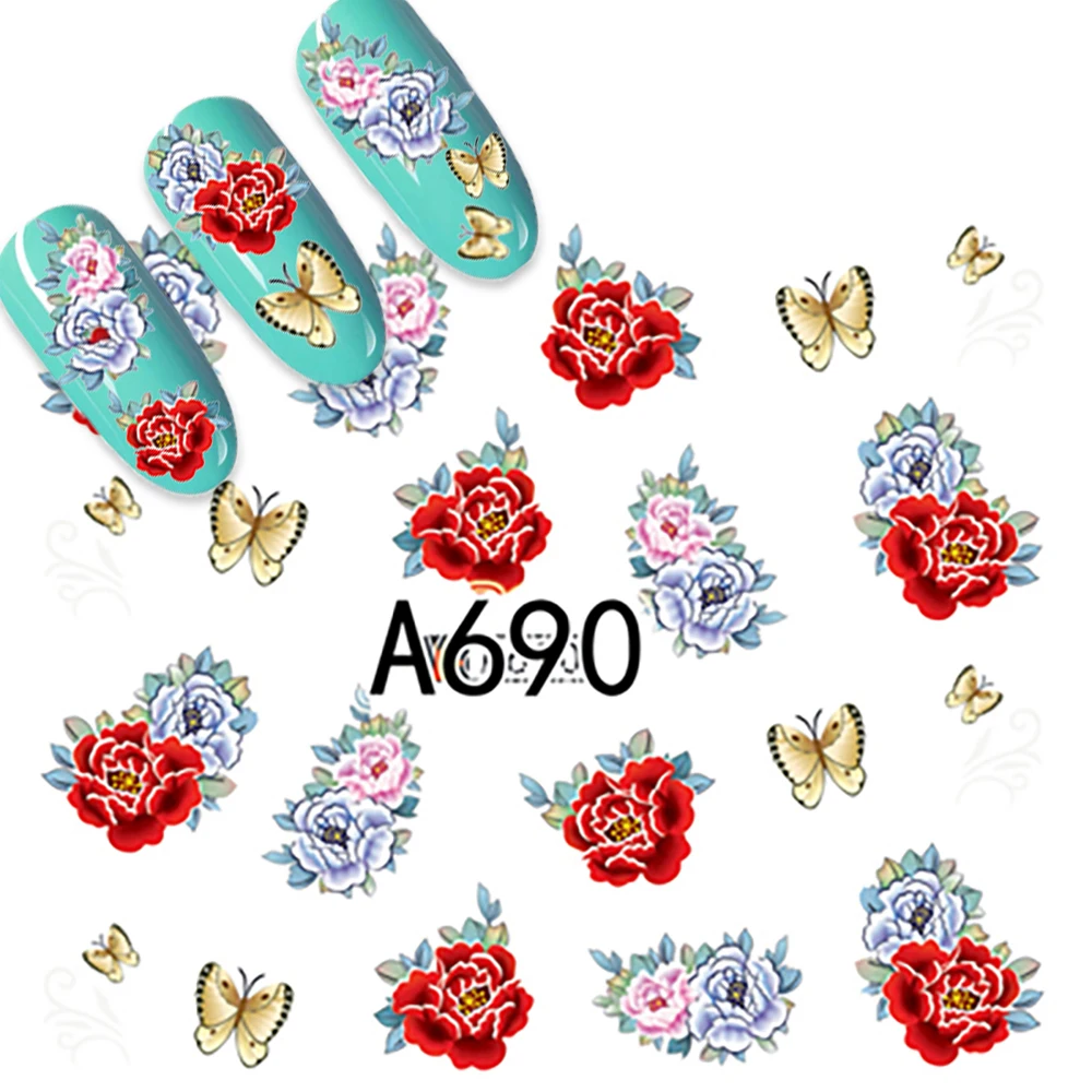 Nail Art Rose Nail Stickers Water Decals Flowers Water Transfer Nail Sticker Black And White Sticker Cute Pattern Nail Decals
Nail Art Rose Nail Stickers Water Decals Flowers Water Transfer Nail Sticker Black And White Sticker Cute Pattern Nail Decals