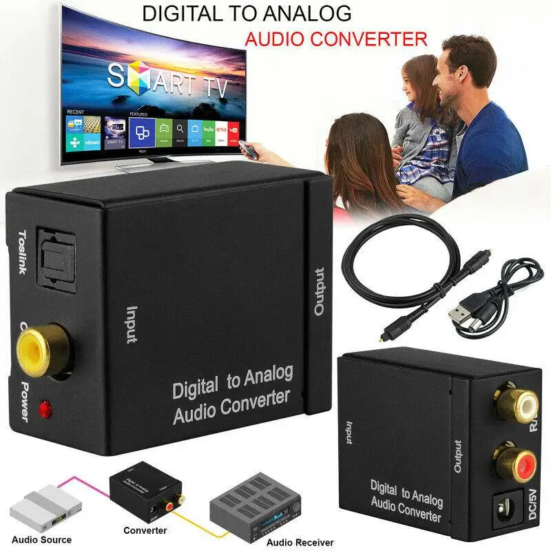 Цифровой оптический коаксиальный аналоговый аудиопреобразователь RCA адаптер с оптоволоконным кабелем Электромагнитная Бесшумная передач...
Цифровой оптический коаксиальный аналоговый аудиопреобразователь RCA адаптер с оптоволоконным кабелем Электромагнитная Бесшумная передач...