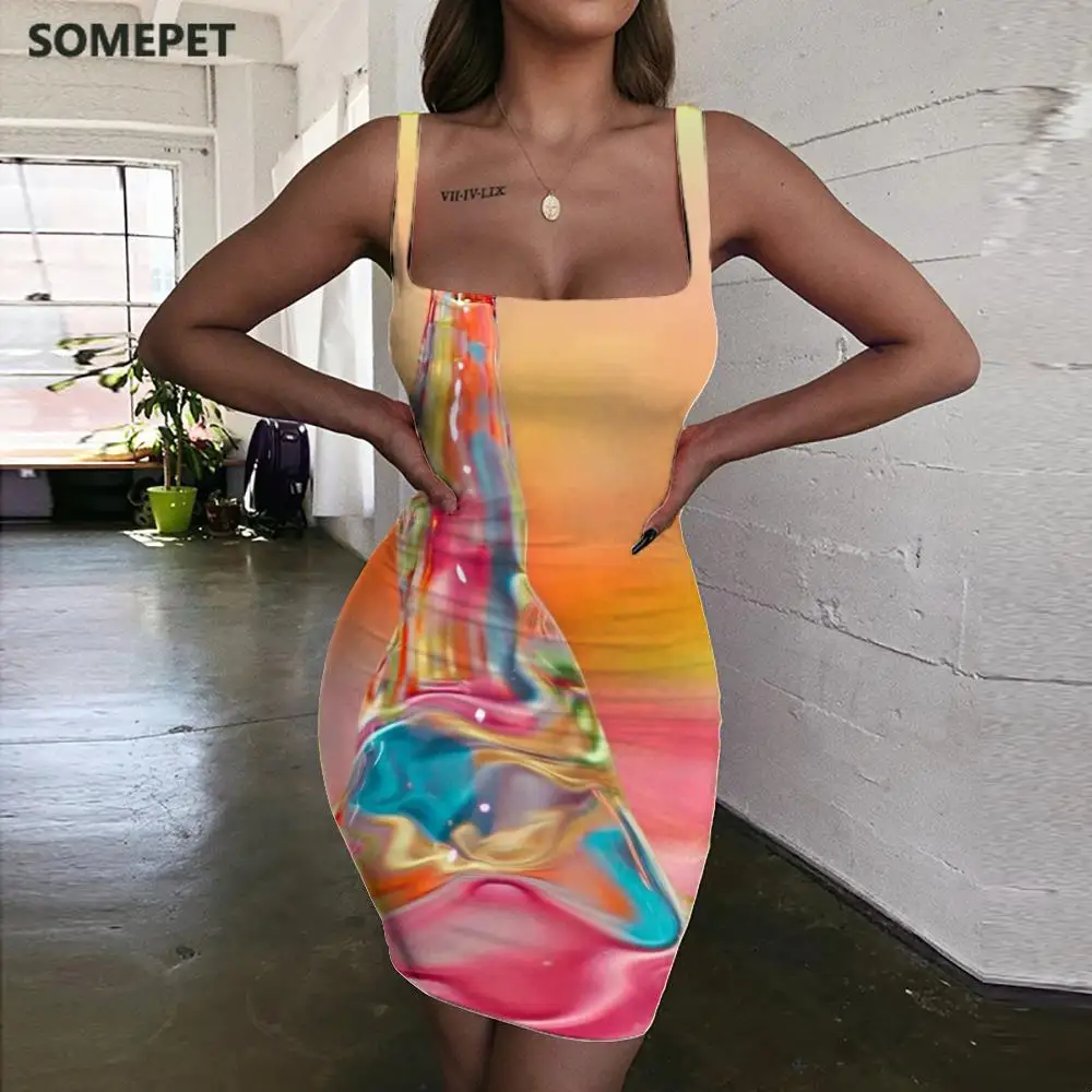SOMEPET Water Droplets Dresses Women Colorful Vestido Sexy Psychedelic Bodycon Dress Abstract Ladies Dresses Womens Clothing
SOMEPET Water Droplets Dresses Women Colorful Vestido Sexy Psychedelic Bodycon Dress Abstract Ladies Dresses Womens Clothing