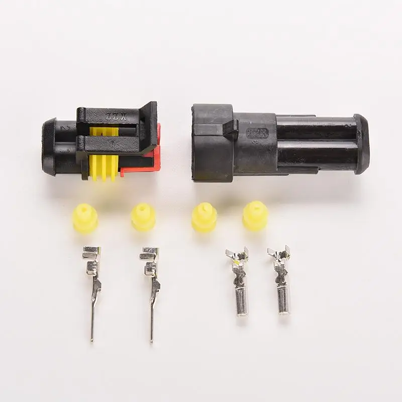 1 set Flame Retardancy 2P Auto Connector Waterproof Automotive Wire Connector Plug 2 Pins Electrical Car Motorcycle HID
1 set Flame Retardancy 2P Auto Connector Waterproof Automotive Wire Connector Plug 2 Pins Electrical Car Motorcycle HID