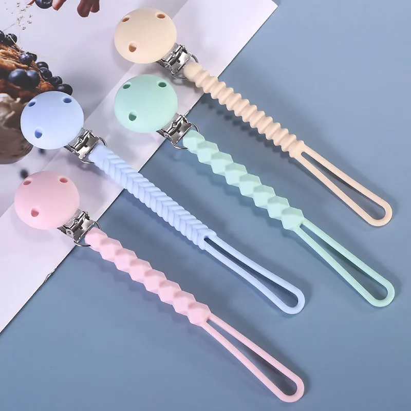 TYRY.HU New Fashion Silicone Edging Pacifier Clips BPA Free Baby Pacifier Chain Food Grade Baby Teether Nipple Accessorie
TYRY.HU New Fashion Silicone Edging Pacifier Clips BPA Free Baby Pacifier Chain Food Grade Baby Teether Nipple Accessorie