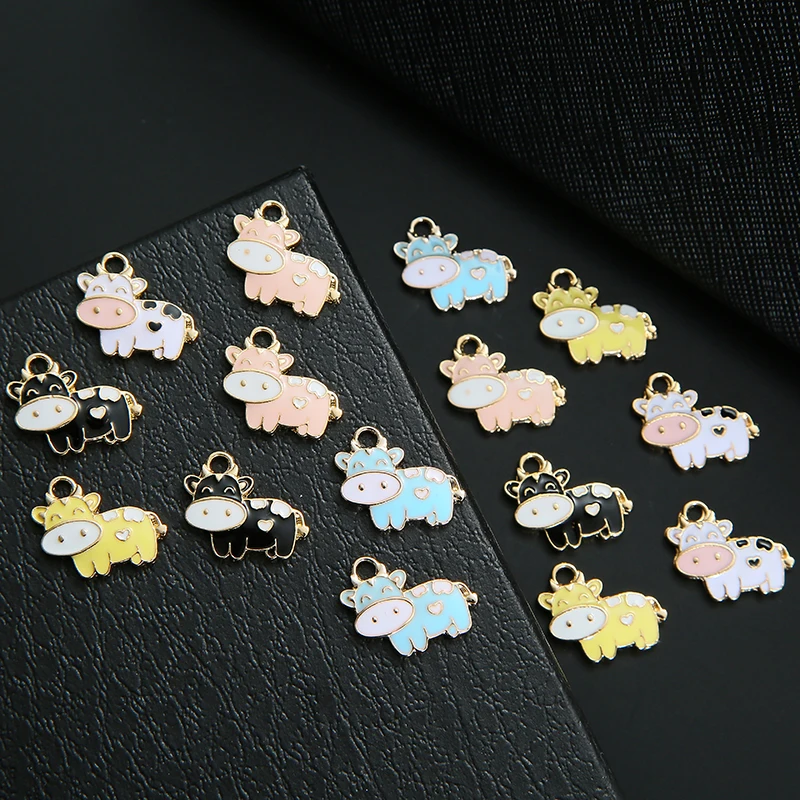 10pcs/lot Animals Cow Charms Pendant DIY Earring Bracelet For Jewelry Making Accessories
10pcs/lot Animals Cow Charms Pendant DIY Earring Bracelet For Jewelry Making Accessories