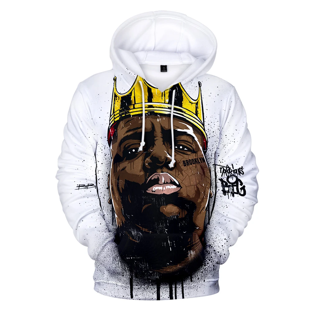 2021 Fashion Hot Hooded Sweatshirt Men Women Street Pullover Hip Hop New 3D Printing BIGGIE Boy Cartoon Hoodies
2021 Fashion Hot Hooded Sweatshirt Men Women Street Pullover Hip Hop New 3D Printing BIGGIE Boy Cartoon Hoodies